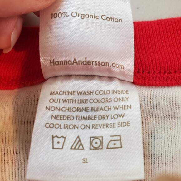 HANNA ANDERSSON SZ L Unisex Adult Holiday Plaid Long John Pajama Top - Picture 8 of 11